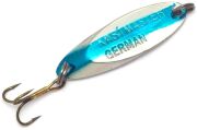 Блесна колеблющаяся GERMAN Kastmaster 105 41мм 7.0гр #B06 серебро/ синий/ серебро Блесна колеблющаяся GERMAN Kastmaster 105 41мм 7.0гр #B06 серебро/ синий/ серебро