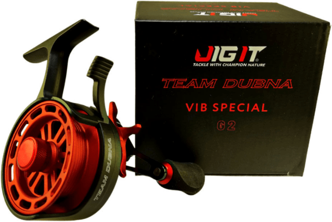 Катушка зимняя JIG IT TEAM DUBNA Vib Special G2, left hand (JIR-VSG2-L)