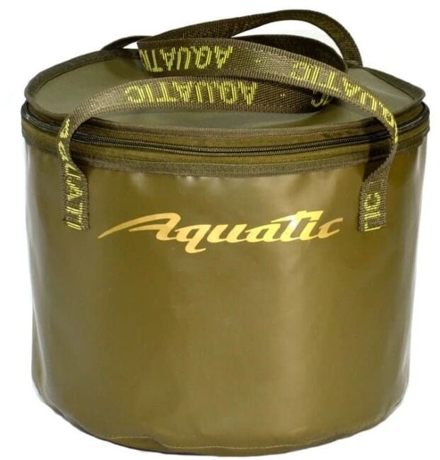 Ведро для замешивания корма герметичное с крышкой AQUATIC 25л, 34х26см, хаки В-05Х Ведро для замешивания корма герметичное с крышкой AQUATIC 25л, 34х26см, хаки В-05Х