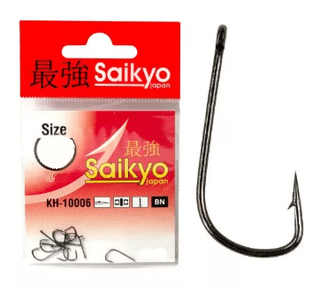 Крючок SAIKYO KH-10006 Sode Ring BN № 0,8 10шт/уп Крючок SAIKYO KH-10006 Sode Ring BN № 0,8 10шт/уп