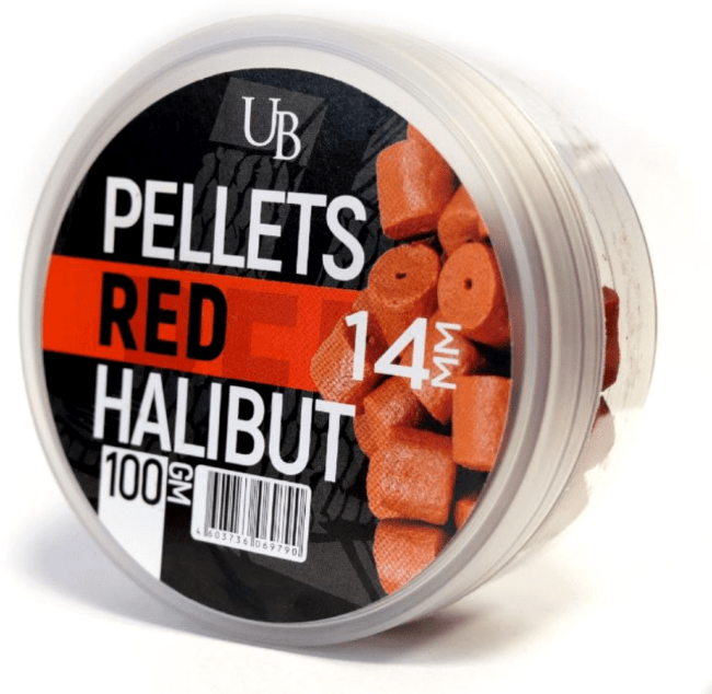 Пеллетс насадочный Ultrabaits Red Halibut 14мм 100гр Пеллетс насадочный Ultrabaits Red Halibut 14мм 100гр