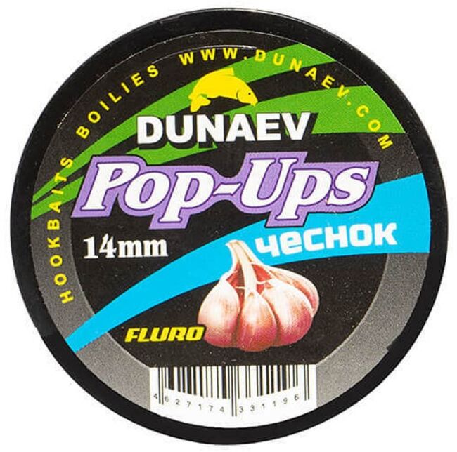 Бойлы DUNAEV POP-UP 14мм Чеснок