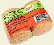 Гидропланктон ТОЛСТОЛОБИК XL 110гр (2шт*55гр/уп) Карамель Гидропланктон ТОЛСТОЛОБИК XL 110гр (2шт*55гр/уп) Карамель