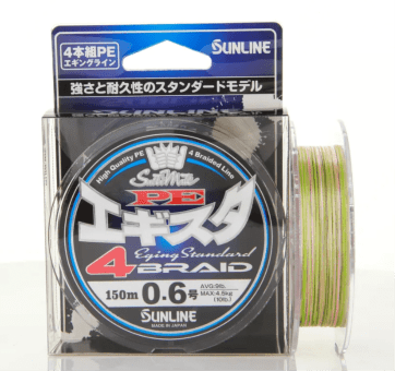 Плетёный шнур SUNLINE PE EGISTA Eging Standard 4 Braid 150м #0.6/0.128мм 4.5кг Многоцветный Плетёный шнур SUNLINE PE EGISTA Eging Standard 4 Braid 150м #0.6/0.128мм 4.5кг Многоцветный