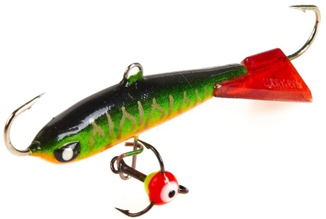 Балансиры Lucky John 3шт набор 3 MIX окуневый 2 с тройниками Балансиры Lucky John 3шт набор 3 MIX окуневый 2 с тройниками