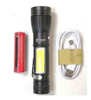 Фонарь ручной аккум. ELECTRIC TORCH YY-545-COB. 1 акум. 3,7в, USB Фонарь ручной аккум. ELECTRIC TORCH YY-545-COB. 1 акум. 3,7в, USB