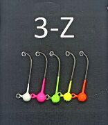 Набор джиг-головок Cool Place 3-Z вольфрам крючок Kumho №6 (0.30гр 5шт./уп.) цвет ассорти Набор джиг-головок Cool Place 3-Z вольфрам крючок Kumho №6 (0.30гр 5шт./уп.) цвет ассорти