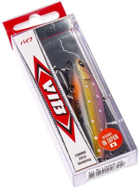 Воблер тонущий вертикальный LJ Pro Series VIB S 78.00/320 Воблер тонущий вертикальный LJ Pro Series VIB S 78.00/320