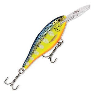 Воблер RAPALA Shad Rap плавающий 8см 11гр 2.4-4.5м SR08-HS