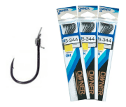 Крючок с поводком OWNER S-344 №04 0.20мм 9шт/уп Крючок с поводком OWNER S-344 №04 0.20мм 9шт/уп