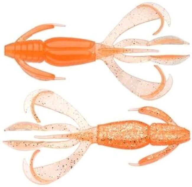 Силиконовая приманка KEITECH Crazy Flapper 2.8" EA#06 Orange Flash 7.0см 8шт/уп