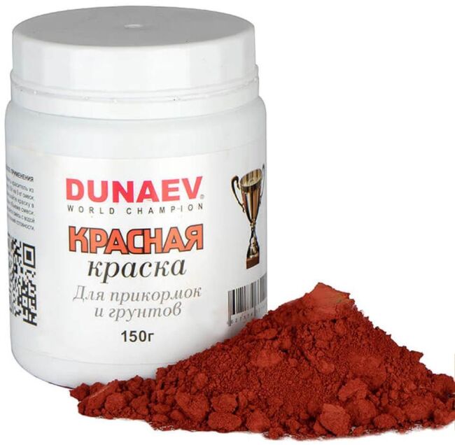 Краска DUNAEV красная 150гр Краска DUNAEV красная 150гр