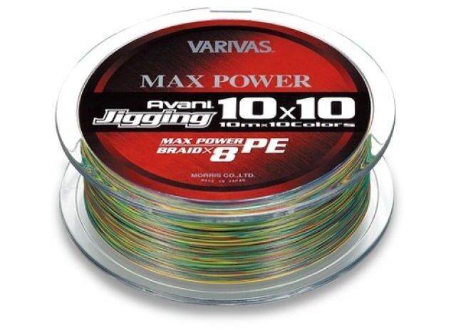 Плетёный шнур Varivas Avani Jigging Max Power PE 8 #1.0 200м