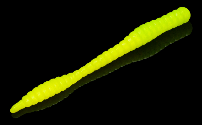 Силиконовая приманка SOOREX PRO Worm 80мм 1.3гр Сыр #306 Шартрез- Лимон/ Chartreuse-Lemon 6шт/уп