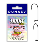 Крючок DUNAEV Trout Super Worm #2 7шт/уп Крючок DUNAEV Trout Super Worm #2 7шт/уп