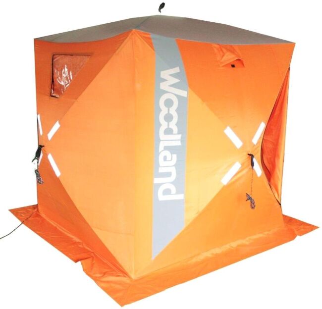 Палатка куб WOODLAND "Ice Fish 2" 160х160х180см