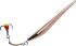 Блесна вертикальная зимняя Lucky John DOUBLE BLADE с цепочкой и тройником 60мм CS блистер Блесна вертикальная зимняя Lucky John DOUBLE BLADE с цепочкой и тройником 60мм CS блистер
