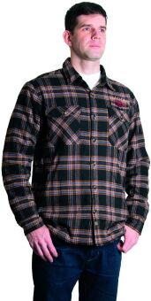 Рубашка ALASKAN с меховой подкладкой, коричневая клетка XS (AFSBRCXS)