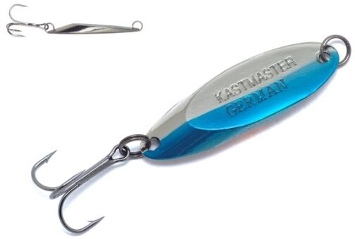 Блесна колеблющаяся GERMAN Kastmaster 105 45мм 10.5гр #B04 серебро/синий