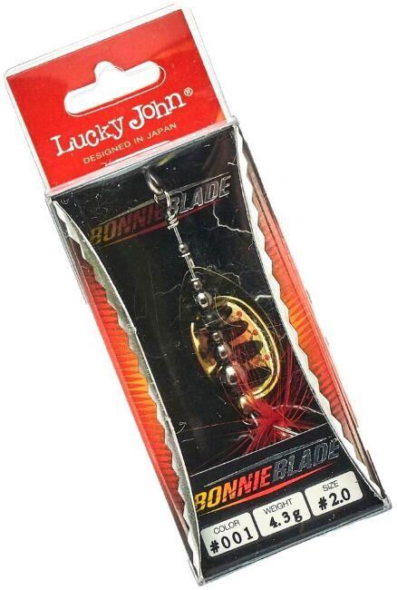Блесна вращающаяся LUCKY JOHN Bonnie Blade №2 4.3гр #001 LJBB02-001