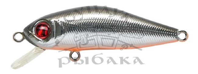 Воблер PONTOON21 CrackJack 78SP-SR 78мм 10.8гр  0,7-1,0м 051 Metallic HG Silver&Black OB RE