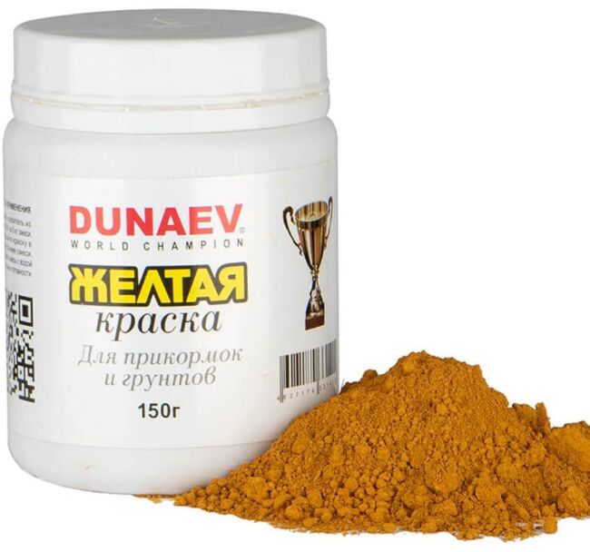 Краска DUNAEV жёлтая 150гр Краска DUNAEV жёлтая 150гр