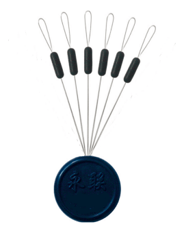 Стопор силиконовый SASAME Cylinder Silicone Stopper цилиндр №SS 0.12-0.20мм 6шт/уп