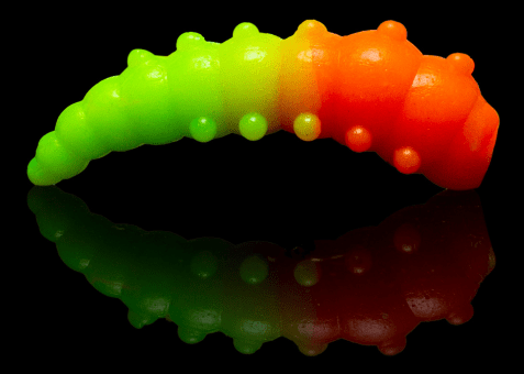 Силиконовая приманка SOOREX PRO Major 36мм 1.1гр Сыр #307 Оранжевый-Шартрез/Orange-Chartreuse 6шт/уп