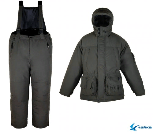 Костюм зим ЧАЙКА Трофей мембрана/термофайб -30°С хаки 56-58 рост:182-188