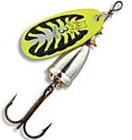 Блесна вращающаяся BLUE FOX Vibrax Fluorescent 10гр BFF4-YT