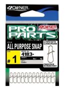 Застежка OWNER 4183-00 PRO Parts All Purpose Snap №01 10.9кг стальной 12шт/уп
