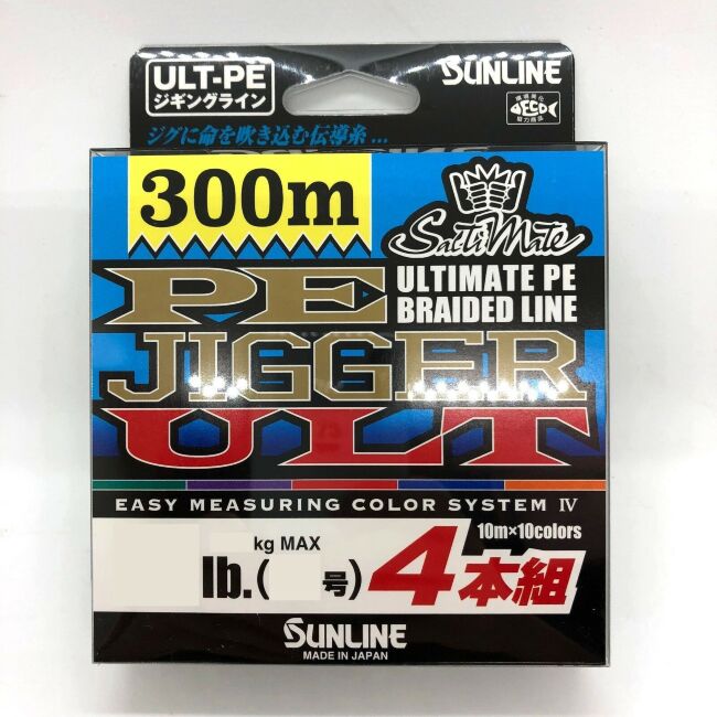Плетёный шнур Sunline PE Jigger Ult (4braid) 300м 1.0