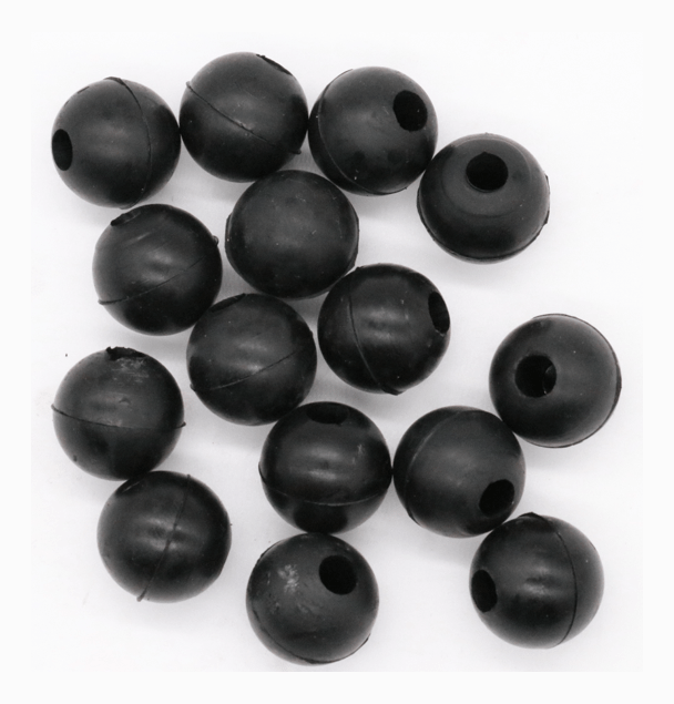 Бусина резиновая Ø9мм 50шт/уп цвет в ассортименте Бусина резиновая Ø9мм 50шт/уп цвет в ассортименте