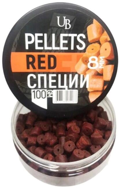 Пеллетс насадочный Ultrabaits Red Spices 8мм 100гр