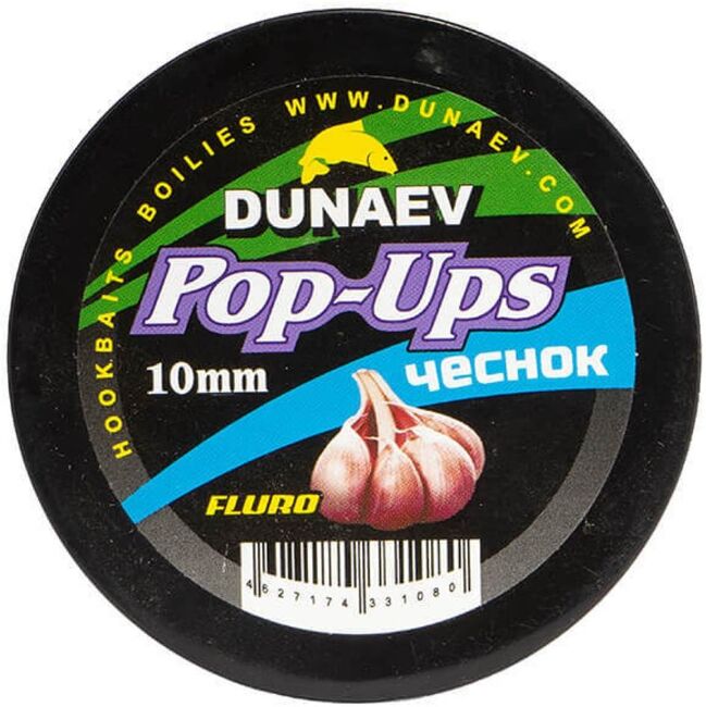 Бойлы DUNAEV POP-UP 10мм Чеснок