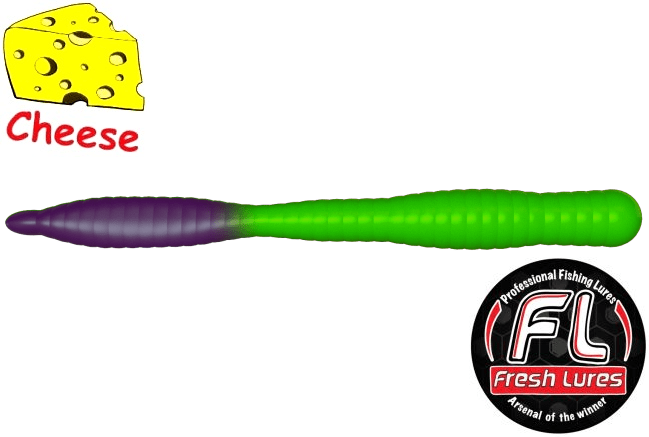 Силиконовая приманка FRESH LURES FlatWorm 3.1”/77мм Сыр #231 7шт/уп