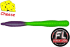 Силиконовая приманка FRESH LURES FlatWorm 3.1”/77мм Сыр #231 7шт/уп