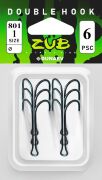 Крючок двойной ZUB 801 Long #1 6шт/уп Крючок двойной ZUB 801 Long #1 6шт/уп