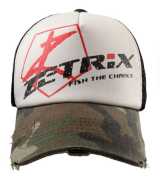 Бейсболка ZETRIX Cap ZC-1601 Camo Beak/Black Mesh черная сетка/кмф козырек
