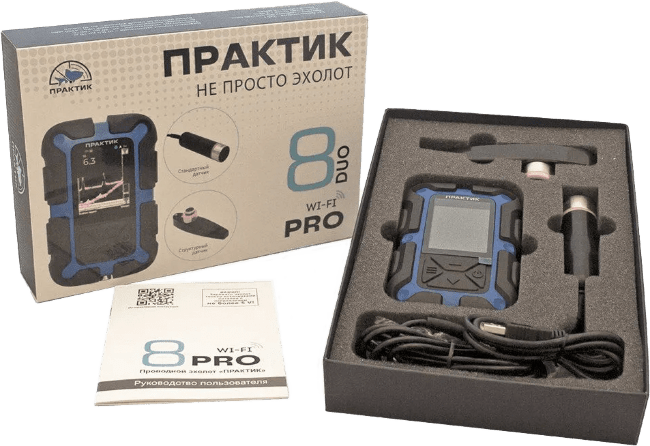 Эхолот ПРАКТИК 8 PRO Wi-Fi DUO Эхолот ПРАКТИК 8 PRO Wi-Fi DUO