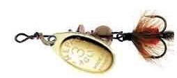 Блесна вращающаяся MEPPS Aglia Mouche OR/RG (золото/красн) №2 4,5г