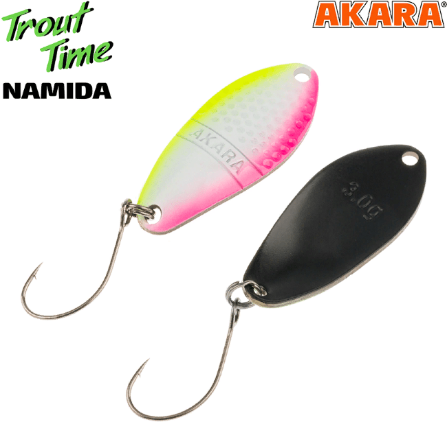Блесна колеблющаяся AKARA Trout Time Namida 30мм 3.0гр #55