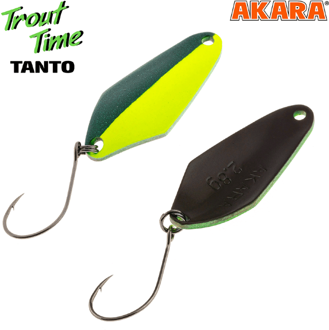 Блесна колеблющаяся AKARA Trout Time Tanto 30мм 2.8гр #32 Блесна колеблющаяся AKARA Trout Time Tanto 30мм 2.8гр #32