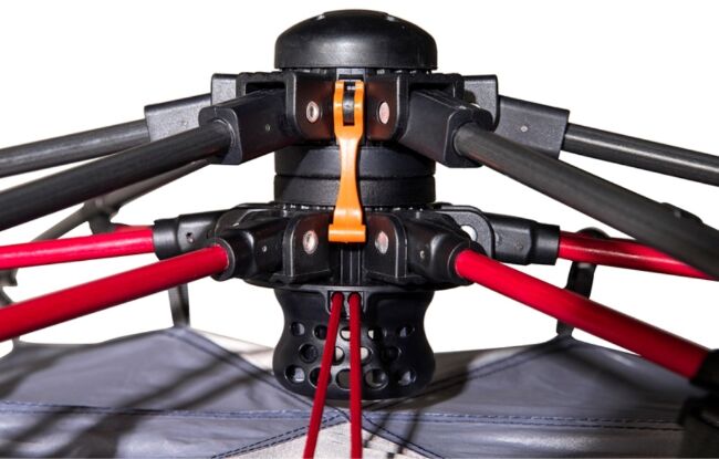 Палатка кемпинговая "Antares 4"  Синий/Серый