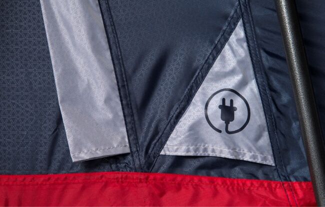 Палатка кемпинговая "Antares 4"  Синий/Серый