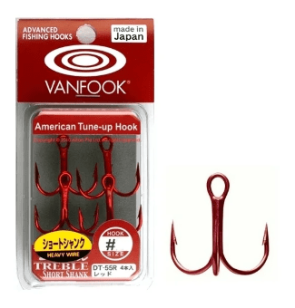 Крючок тройной Vanfook DT 55R №4