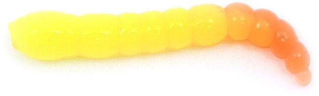 Силикон приманка BORODA BAITS Kora Buba DC SS 35мм 0.7гр Лимон/Ярко-оранж Сыр 12шт/уп