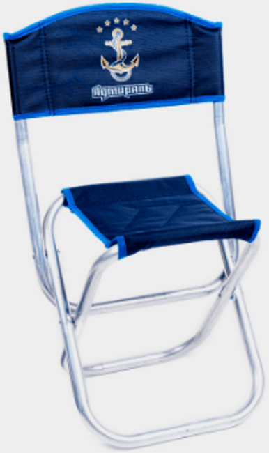 Стул складной КЕДР Адмирал большой алюминий 46х35х45(80)см труба 22х1.2мм ASА-03 Стул складной КЕДР Адмирал большой алюминий 46х35х45(80)см труба 22х1.2мм ASА-03