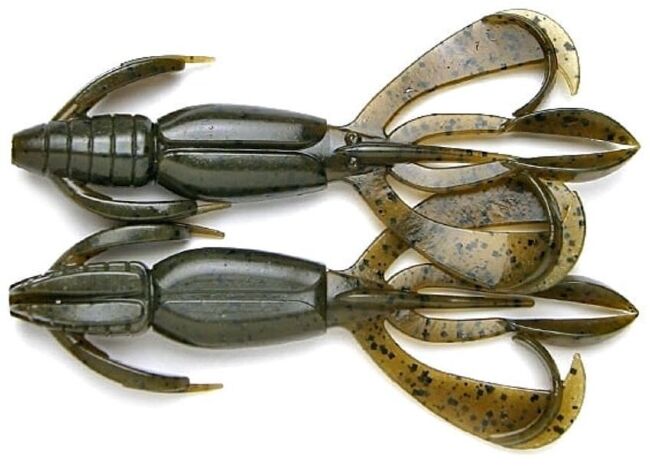 Силиконовая приманка KEITECH Crazy Flapper 3.6" #101 Green Pumkin PP 9.0см 6.75гр 7шт/уп