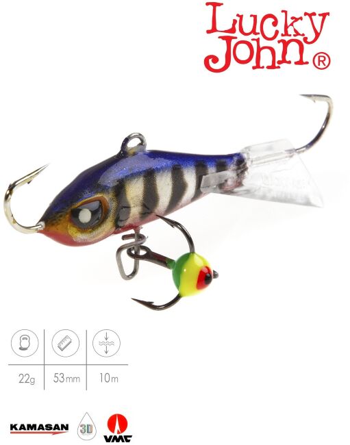 Балансир Lucky John BALTIC 5 с тр. 50мм/114 блистер Балансир Lucky John BALTIC 5 с тр. 50мм/114 блистер